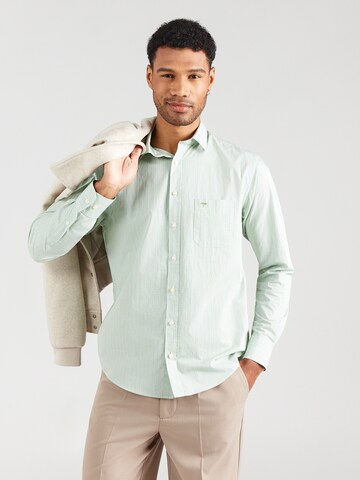 FYNCH-HATTON Klasický střih Košile – zelená: přední strana