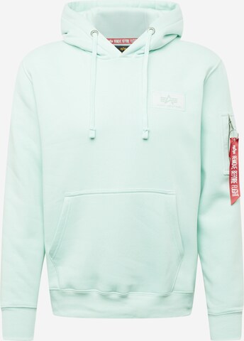 ALPHA INDUSTRIES Sweatshirt in Grün: predná strana