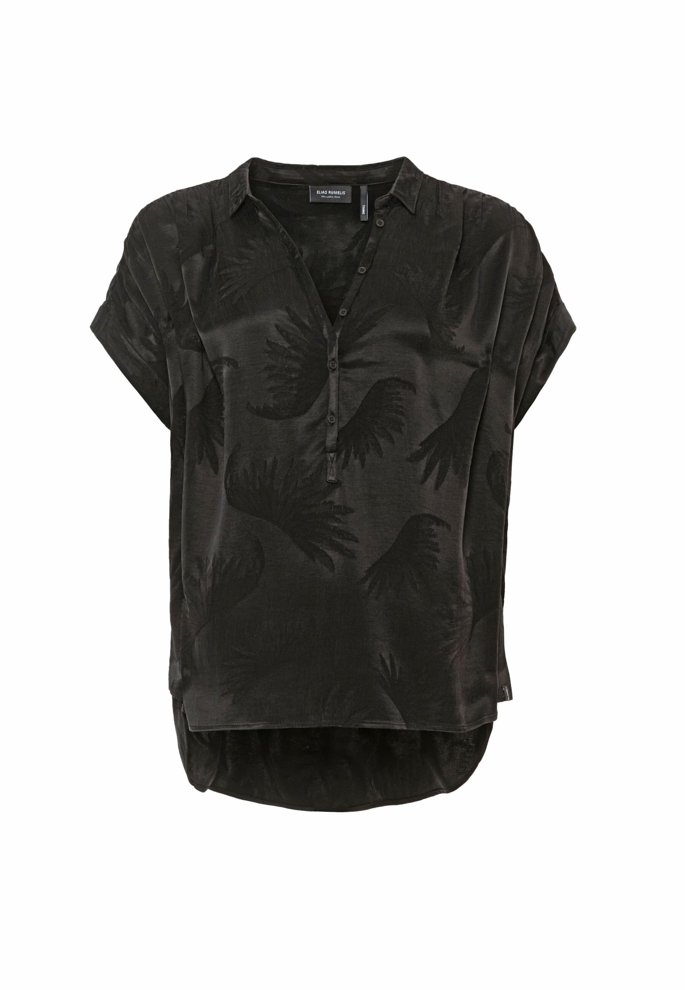 Elias Rumelis Bluse 'Yolanda' in Schwarz: Vorderseite