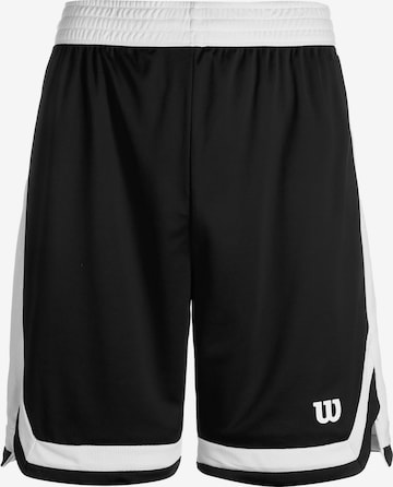 WILSON Loose fit Workout Pants in Black: front