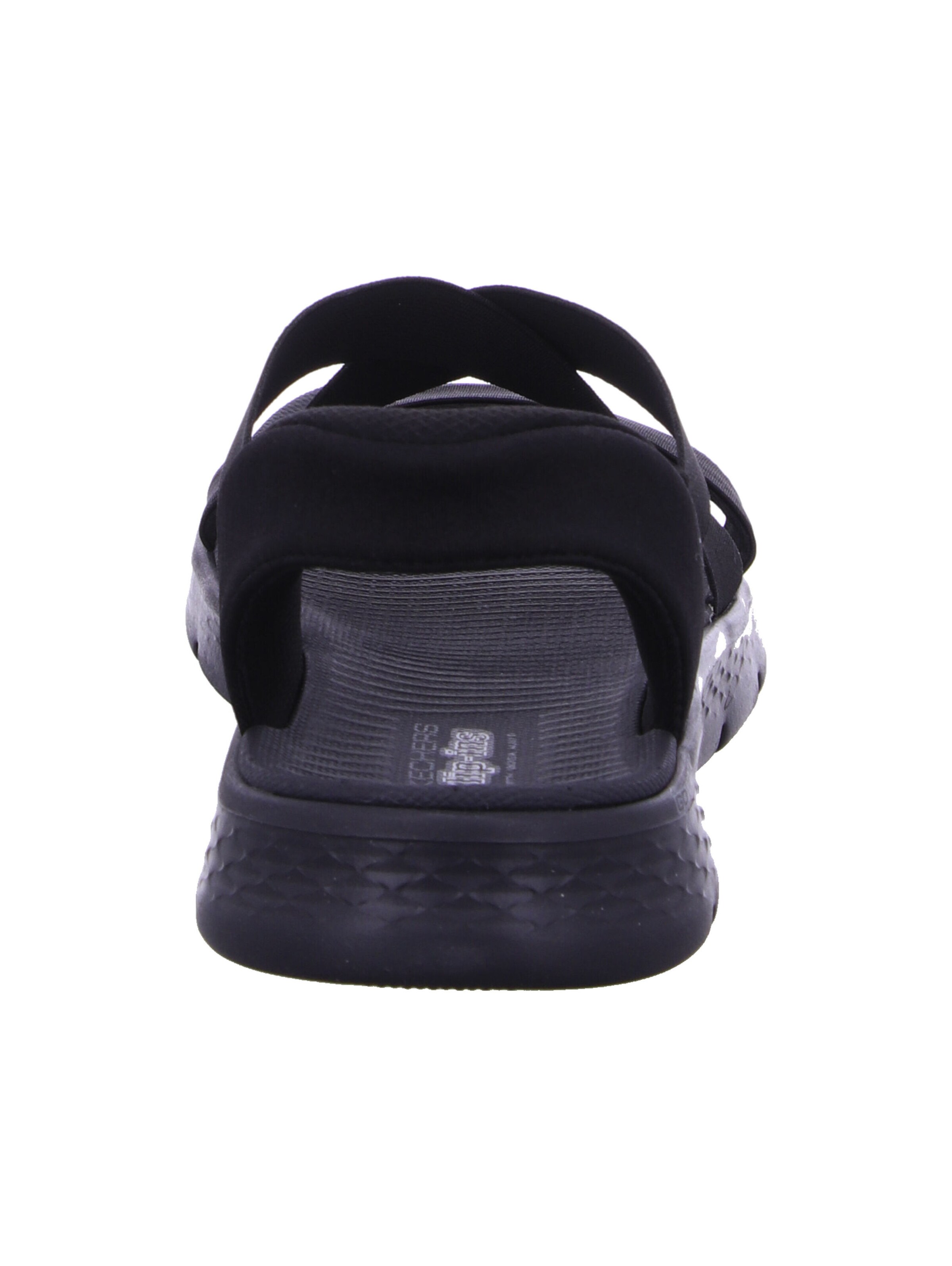 SKECHERS Sandale 'Skechers Slip-Ins: Go Walk Flex Sandal - Glimmer Up' in Schwarz
