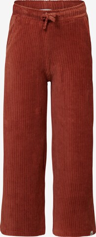 Wide Leg Pantalon 'Arial' Noppies en marron : devant