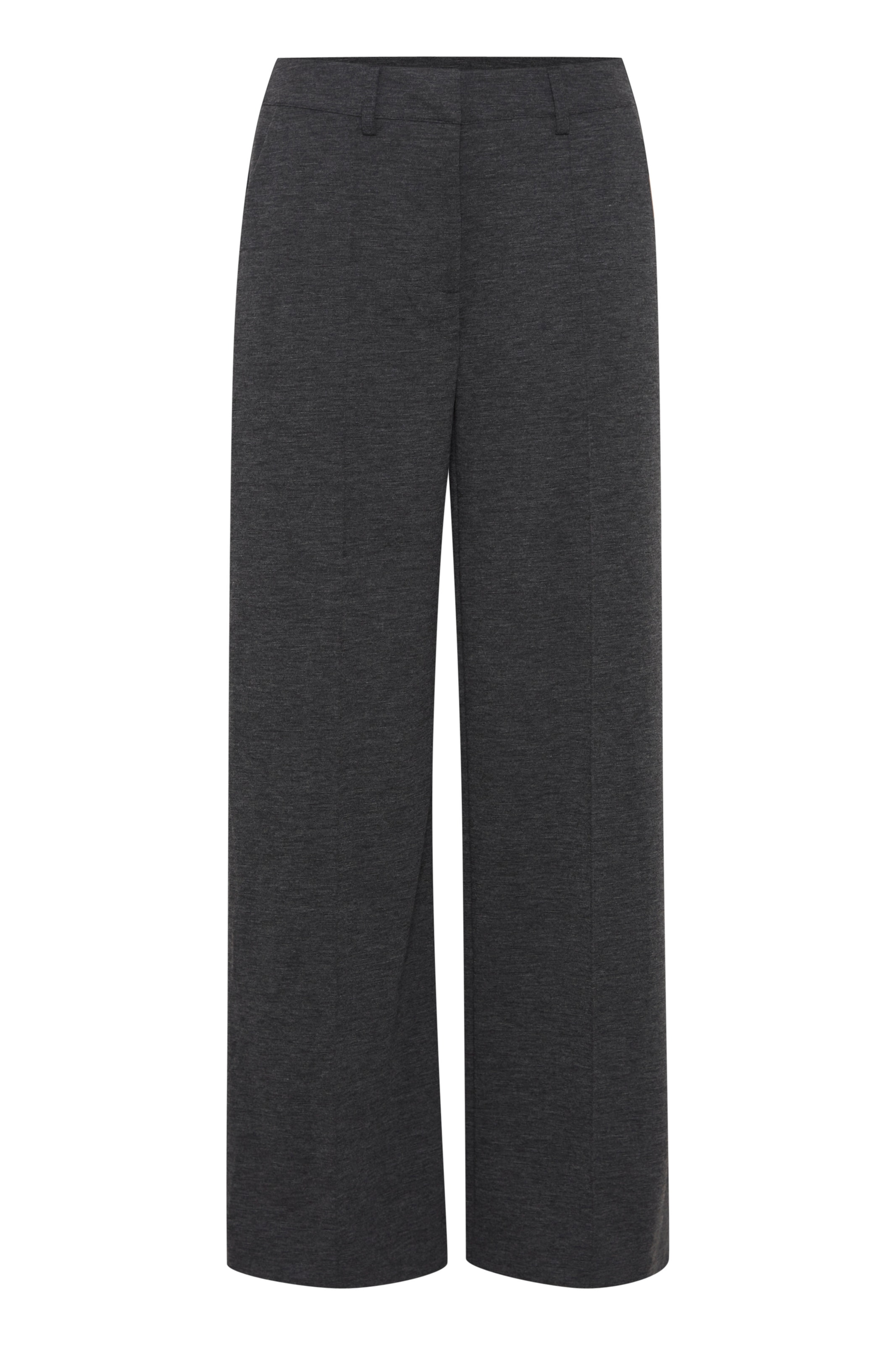 Wide leg Pantaloni con piega frontale 'KATE' di ICHI in grigio