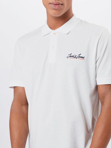 JACK & JONES Poloshirt 'Tons' in Weiß