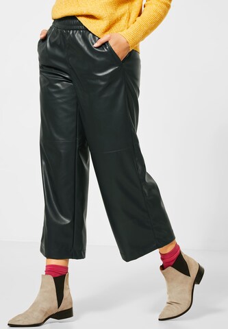 STREET ONE Wide leg Pants in Green