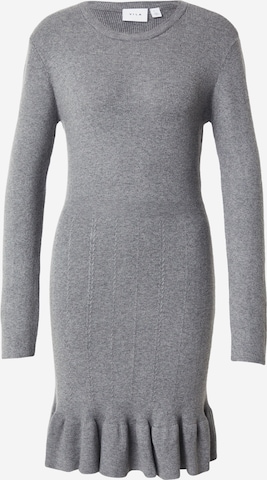 VILAPletena haljina 'VINORTHY' - siva boja: prednji dio