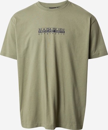 T-Shirt NAPAPIJRI en vert : devant