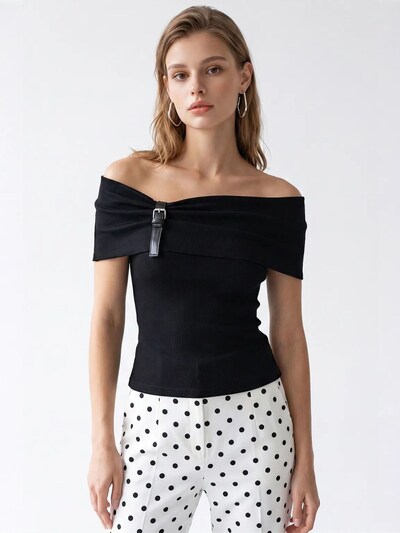 MixRay Bluse‌‌‌‌‌ in S in schwarz, Produktansicht