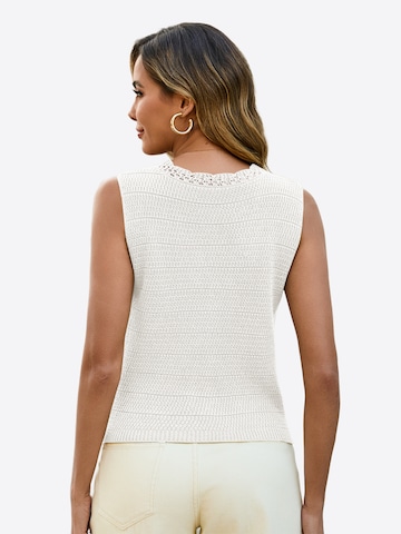 Imily BelaKardigan bez rukava - bijela boja