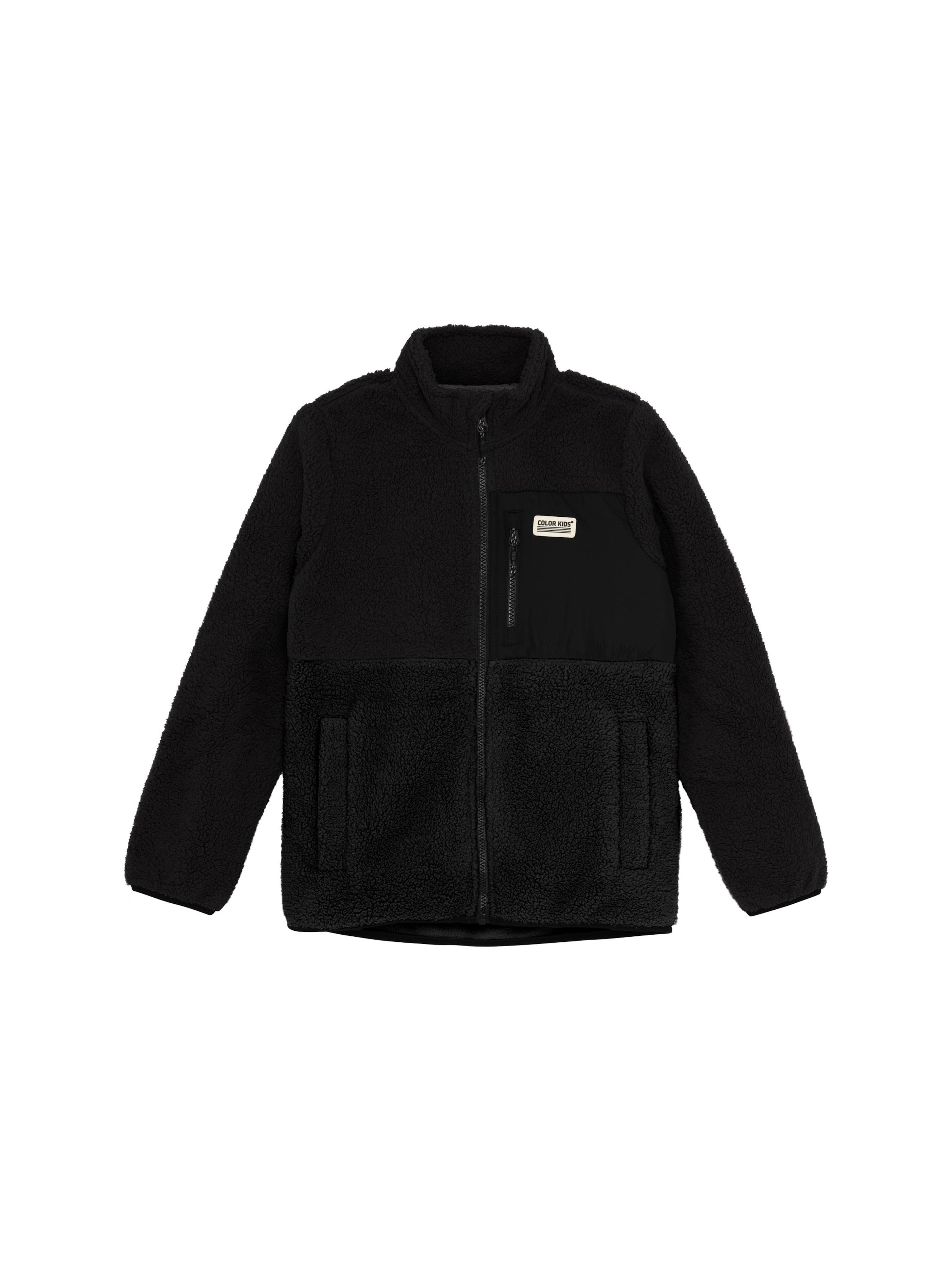 Veste mi-saison ' COFleece ' COLOR KIDS en gris : devant