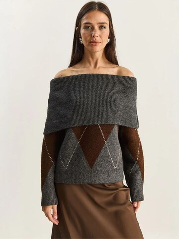 Pull-over Bianco Lucci en gris