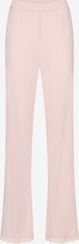 rožinė LASCANA Pižaminės kelnės: priekis