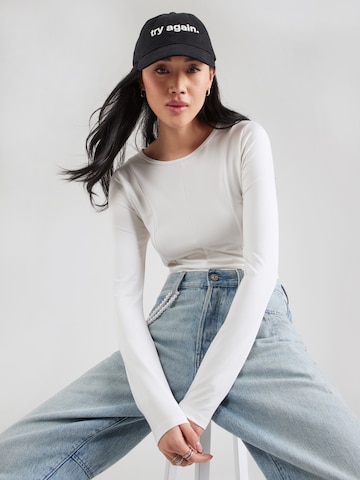 ABOUT YOU Shirt 'Line' in White: front