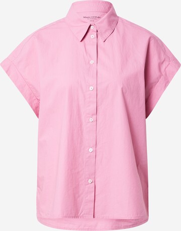 Marc O'Polo Blouse in Roze: voorkant