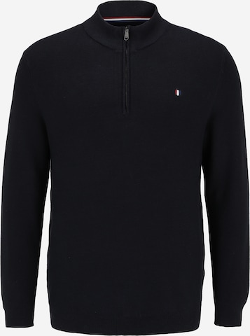 Jack & Jones Plus Sweter 'BLUROY' w kolorze niebieski: przód