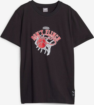 T-Shirt fonctionnel PUMA en noir : devant