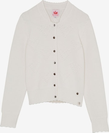 SPIETH & WENSKY Knitted Janker 'Brescia' in White: front