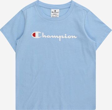 Champion Authentic Athletic Apparel T-Shirt in Blau: predná strana