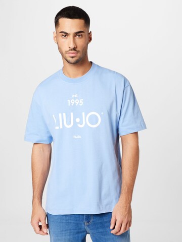 Liu Jo Uomo Koszulka w kolorze niebieski: przód