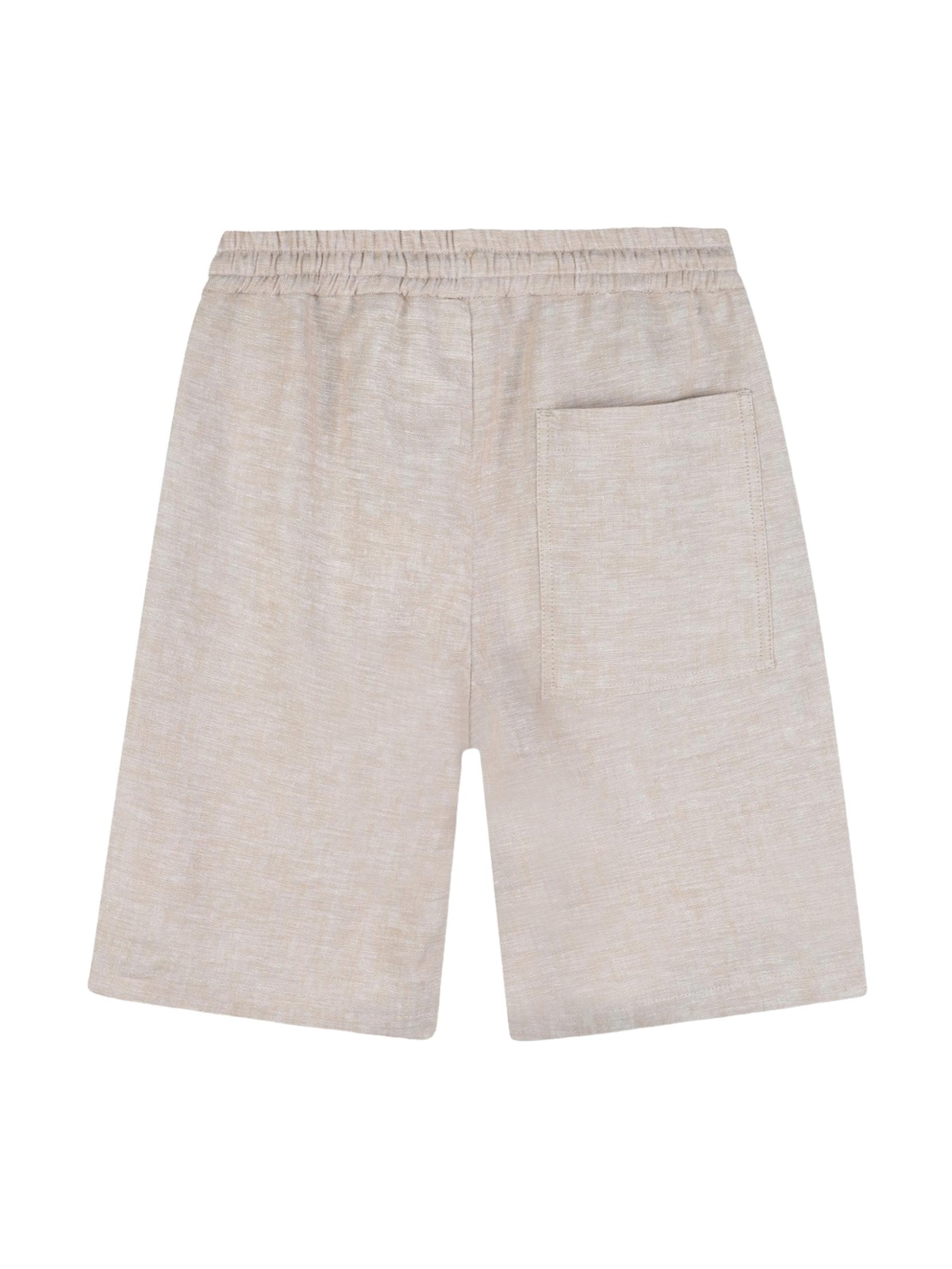 BOSS Regular Broek 'Bermuda beige per bambino' in Beige