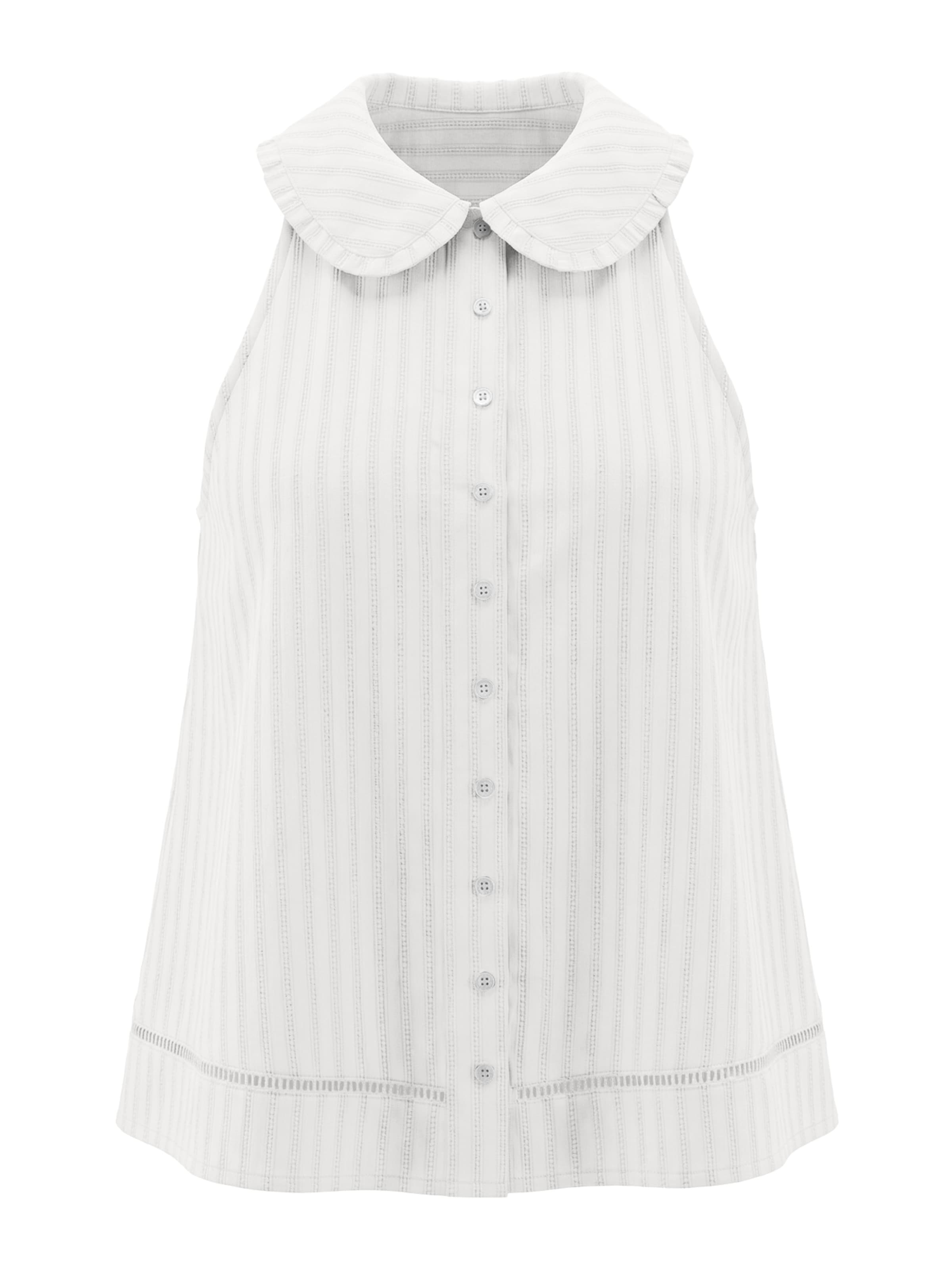 Imily Bela - Blusa en blanco: frente