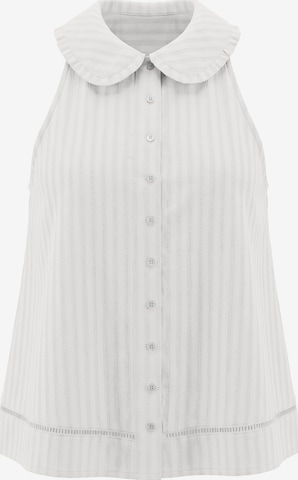 Imily Bela - Blusa en blanco: frente