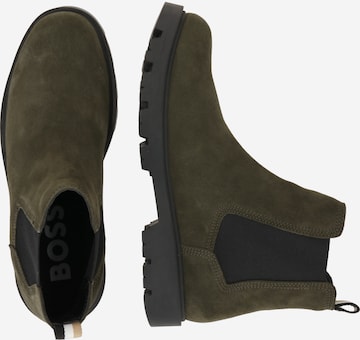 BOSS Black Chelsea Boots 'Adley' in Grün