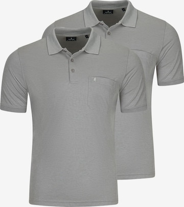 Ragman Shirt 'Basic' in Grey: front