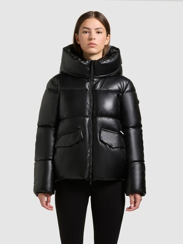 khujo Winter Jacket in Black: front