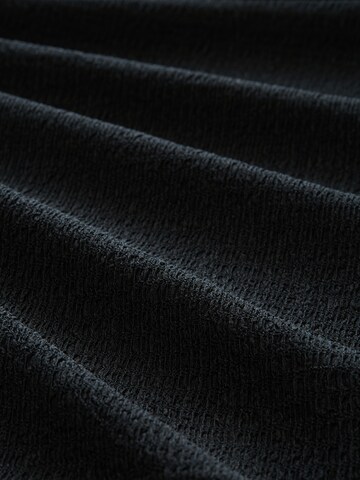 TOM TAILOR DENIM Široke hlačnice Hlače | črna barva