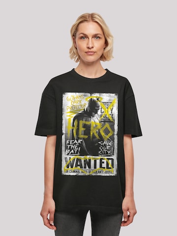 F4NT4STIC Shirt 'Batman v Superman Wanted Poster' in Black | ABOUT YOU