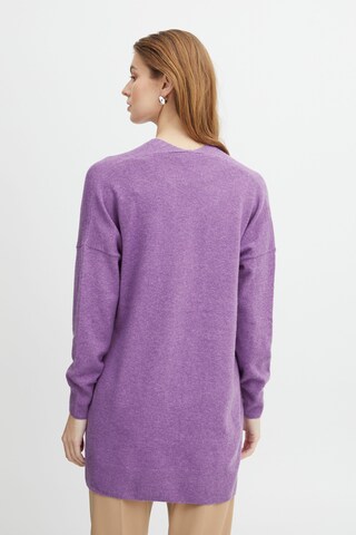 Cardigan ICHI en violet