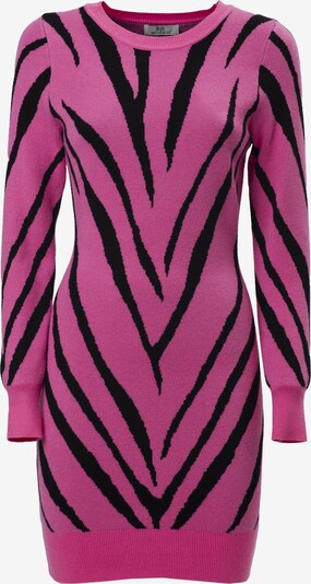 Influencer Kleid in pink / schwarz, Produktansicht