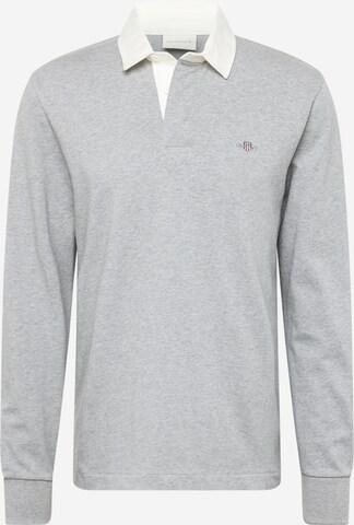 T-Shirt GANT en gris : devant