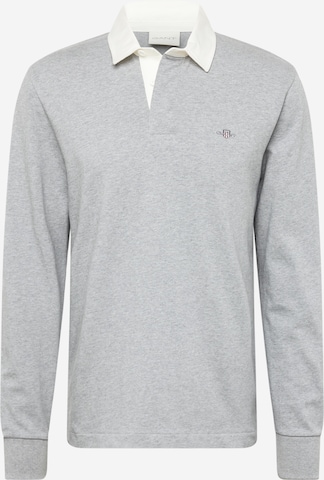 T-Shirt GANT en gris : devant