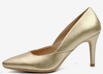 Celena - Zapatos con plataforma 'Carlotta' en oro: frente