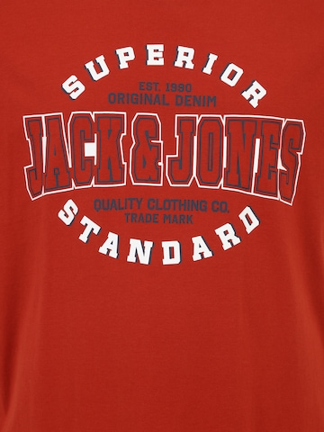 Jack & Jones Plus - Camiseta en rojo