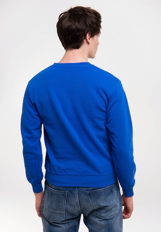 LOGOSHIRT Sweatshirt 'DC Comics' in Blau