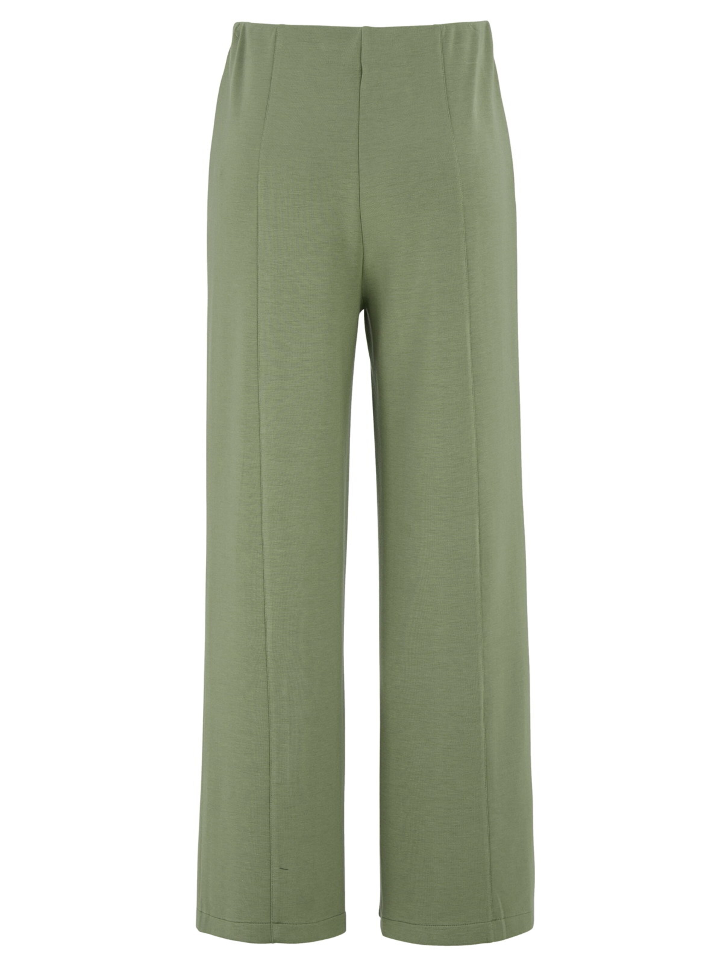 Cellbes of Sweden Wide leg Broek in Groen