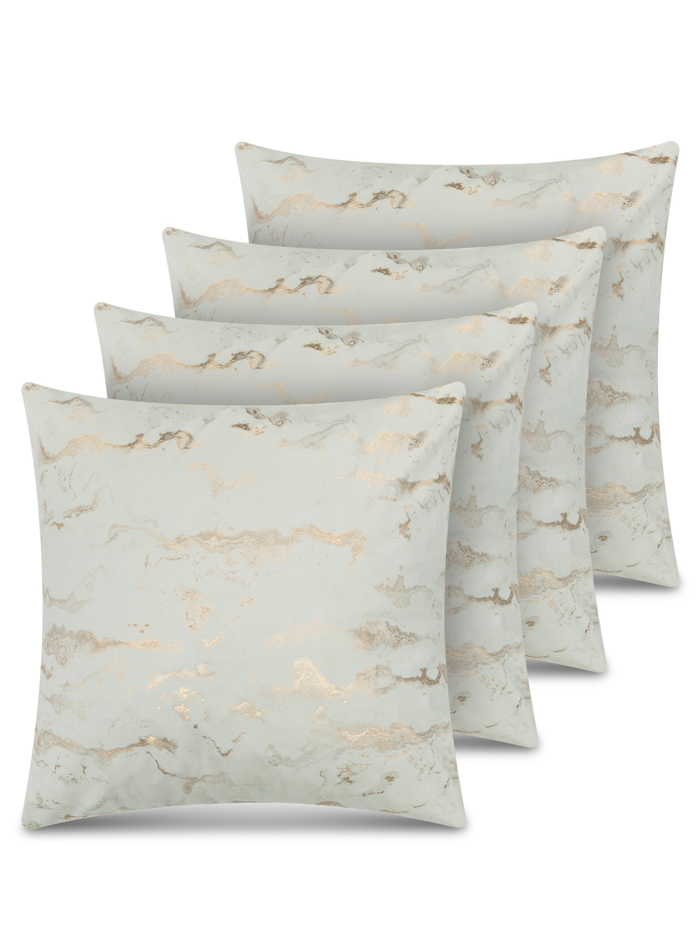 Aspero Pillow ' Carrara ' in Green: front