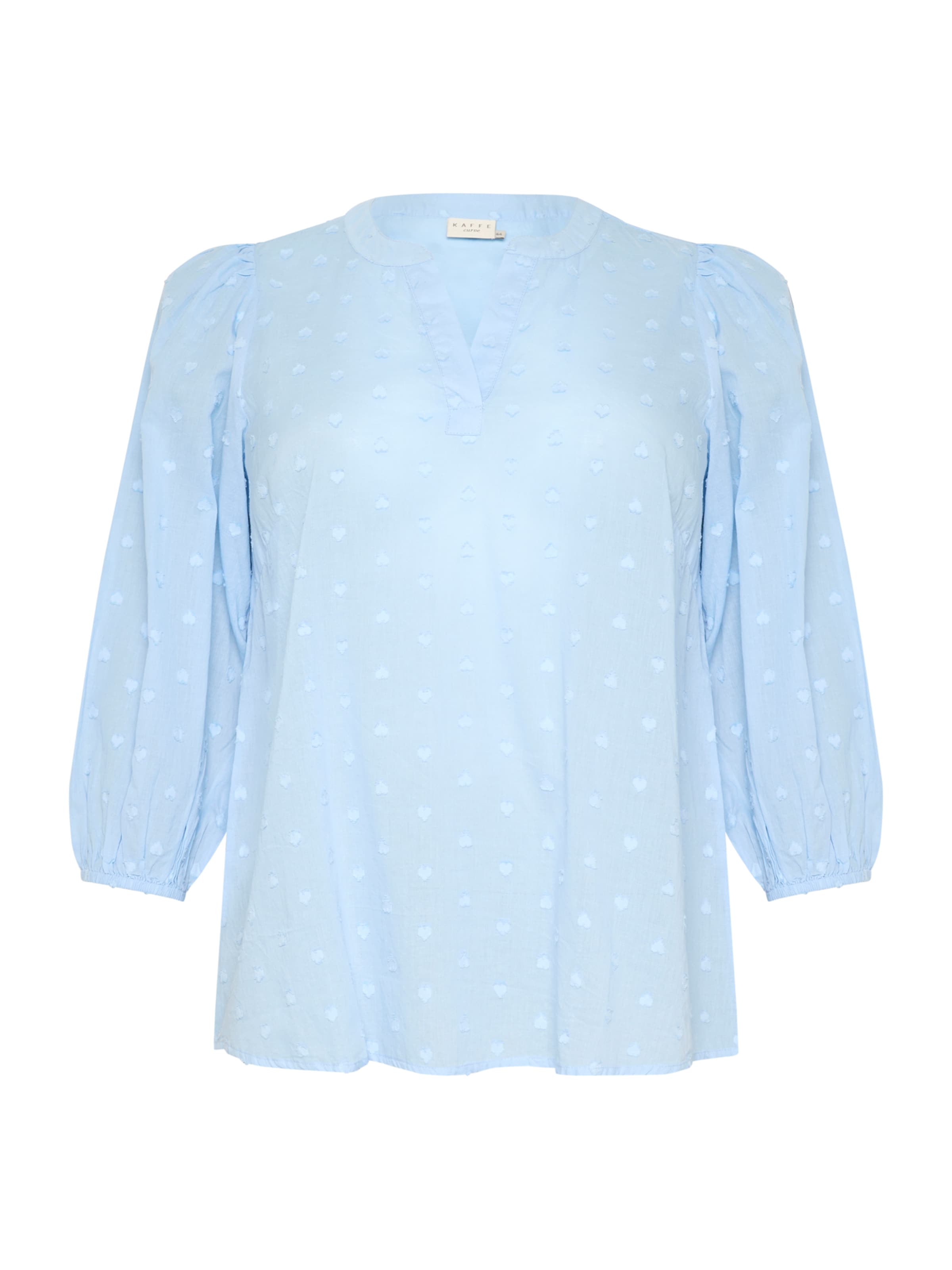 KAFFE CURVE Pusero 'Jolana' värissä sininen: etupuoli