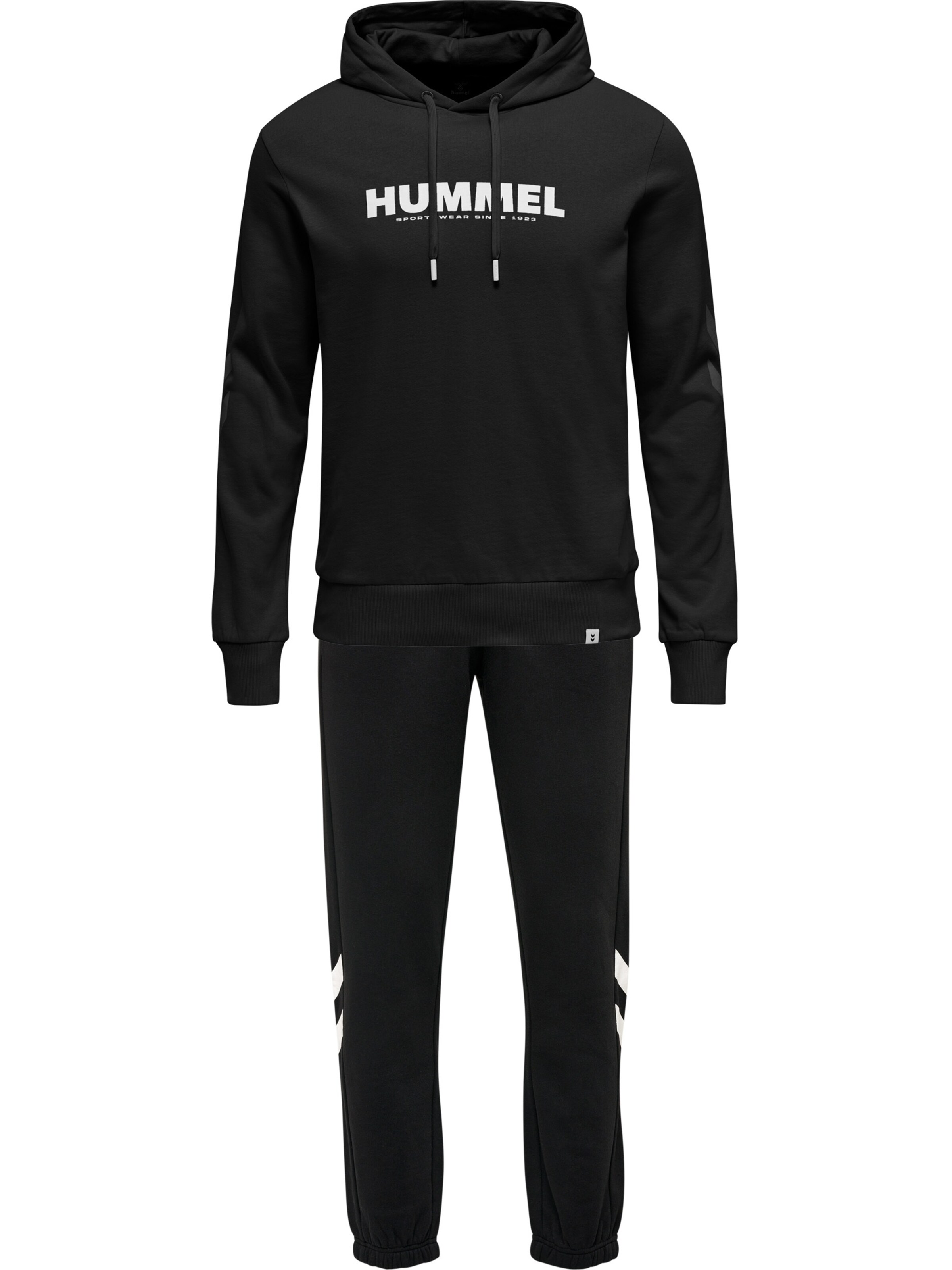 Hummel Joggingpak in Zwart: voorkant