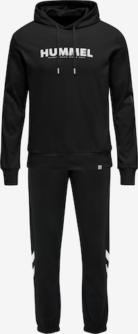 Hummel Sweatsuit in Black: front