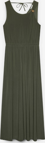 Fiorella Rubino - Vestido en verde: frente