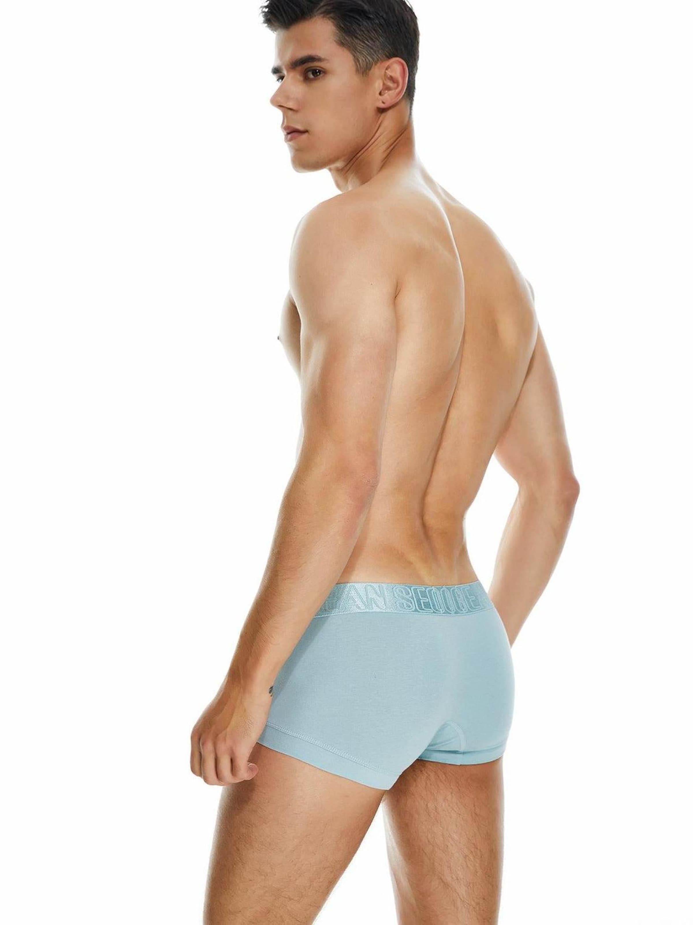SEOBEAN Boxer shorts 'Solid' in Blue