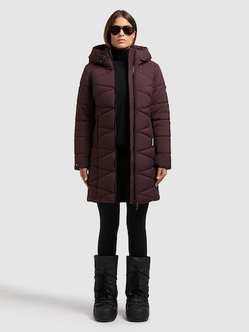 khujo Winterjas in Rood: voorkant