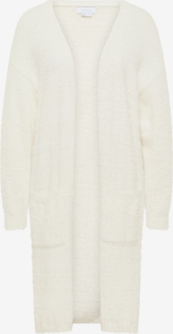 usha WHITE LABEL Knit Cardigan in White: front