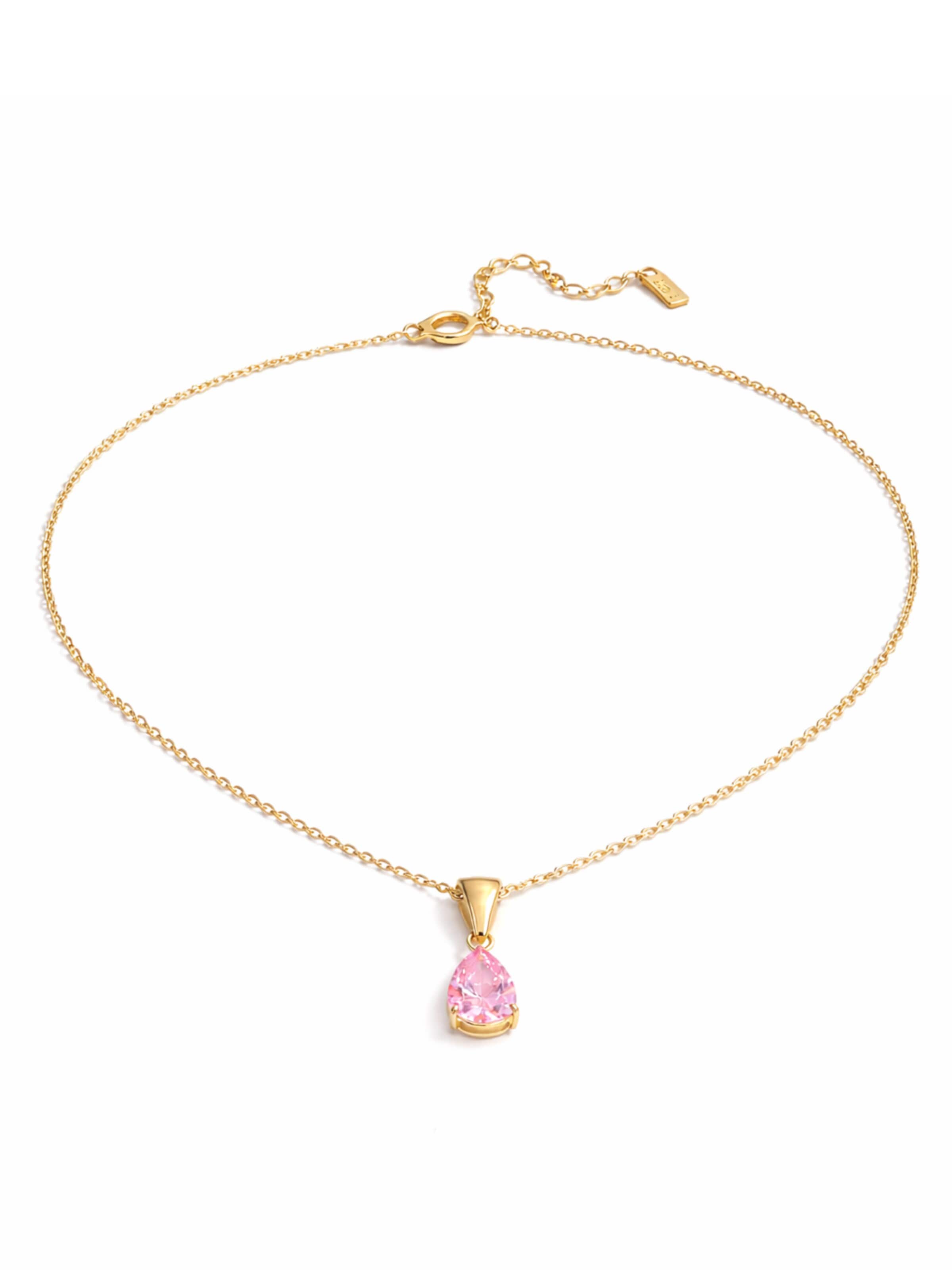 Pure Schmuck Necklace in Pink: front