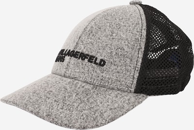 Kepurė iš KARL LAGERFELD JEANS, spalva – margai pilka / juoda, Prekių apžvalga