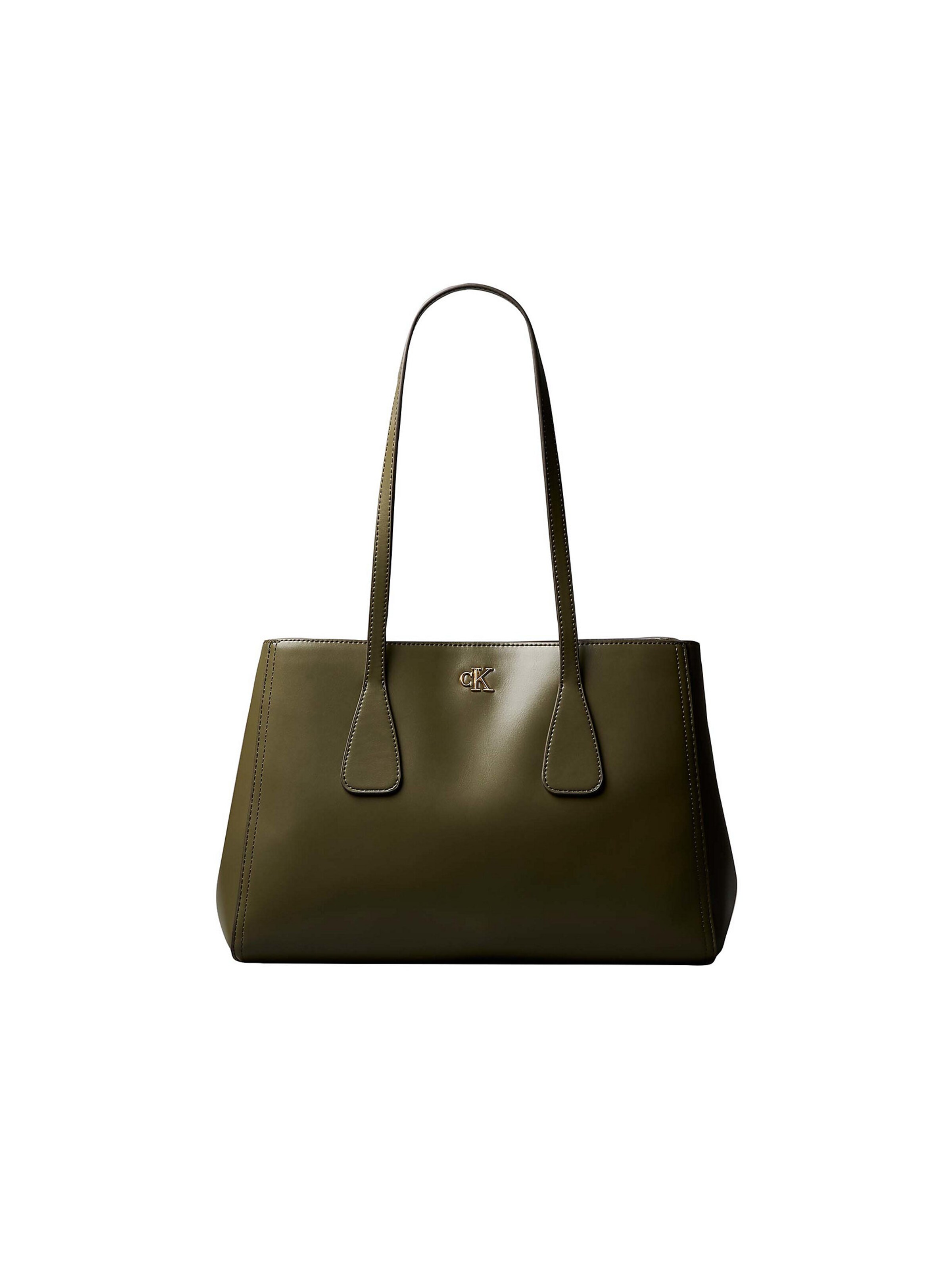 Cabas Calvin Klein en vert : devant
